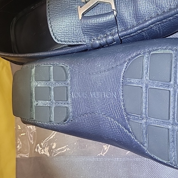 Louis Vuitton Blue leather loafer for men - Picture 9 of 13